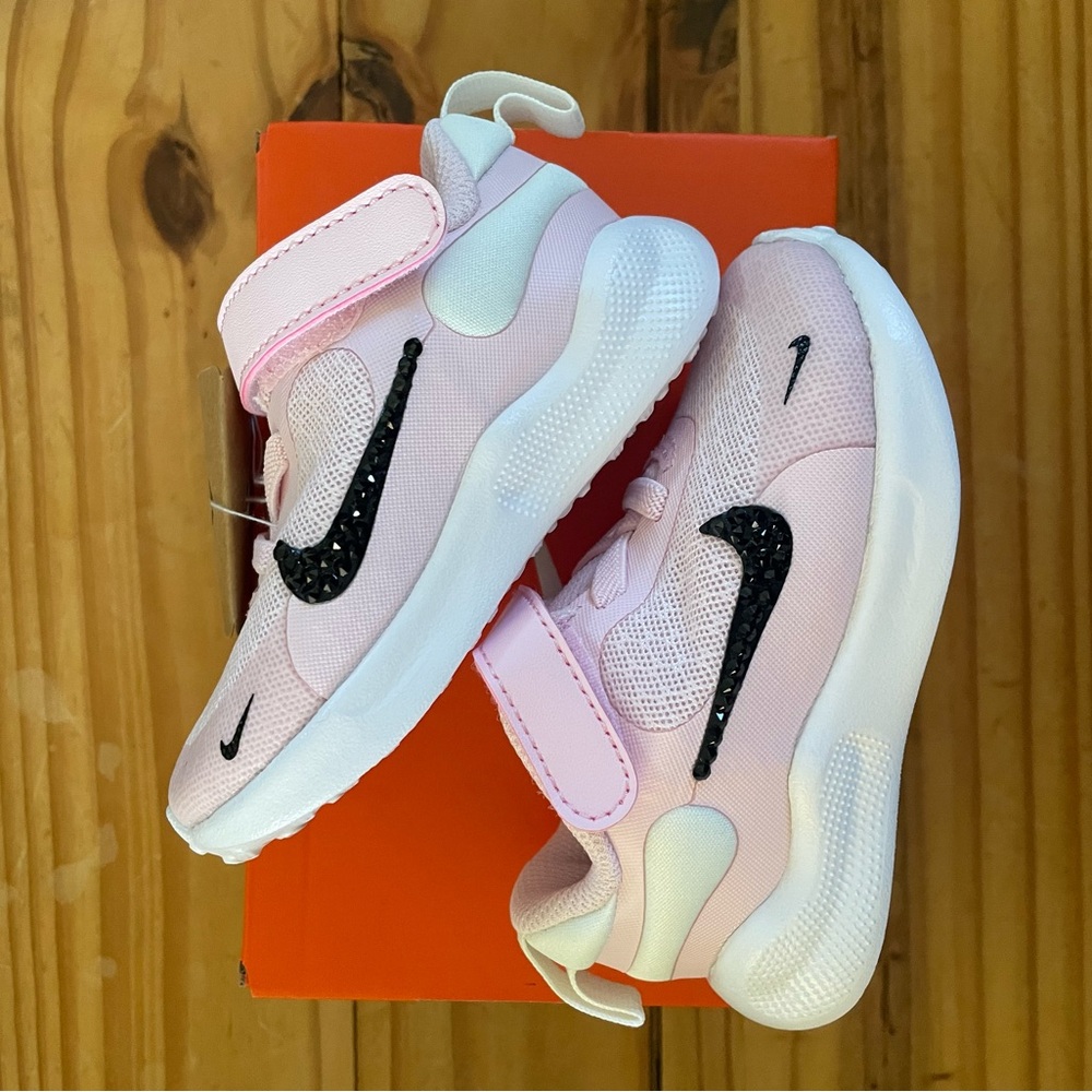 Baby Nike Revolution Sneakers Shoes NIB Sparkly with Rhinestones